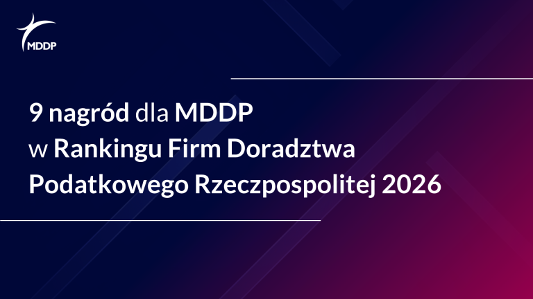 9 nagród dla MDDP w Rankingu Firm Doradztwa Podatkowego Rzeczpospolitej 2026