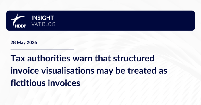 Tax authorities warn that structured invoice visualisations may be treated as fictitious invoices Tax authorities warn that structured invoice visualisations may be treated as fictitious invoices