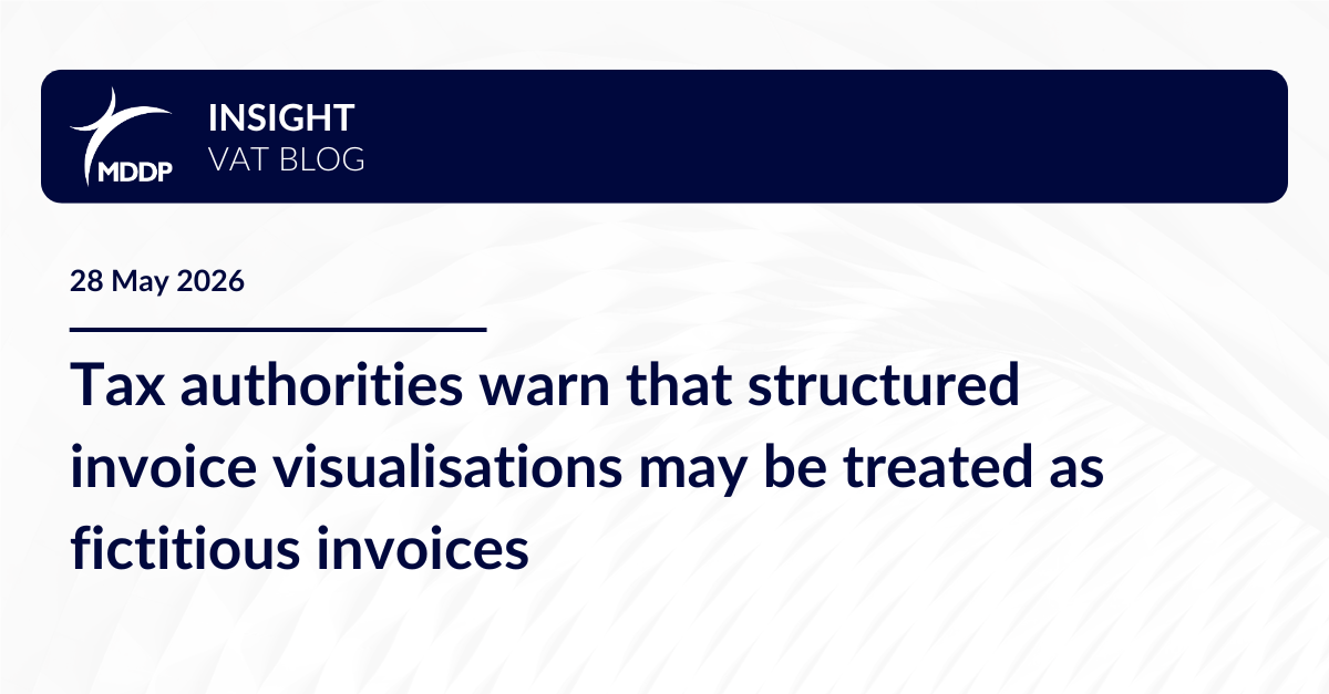 Tax authorities warn that structured invoice visualisations may be treated as fictitious invoices
