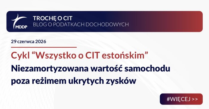 Niezamortyzowana wartość samochodu poza reżimem ukrytych zysków Niezamortyzowana wartość samochodu poza reżimem ukrytych zysków
