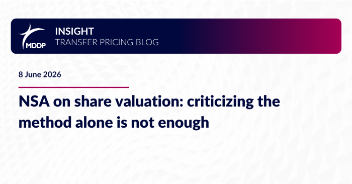 NSA on share valuation: criticizing the method alone is not enough