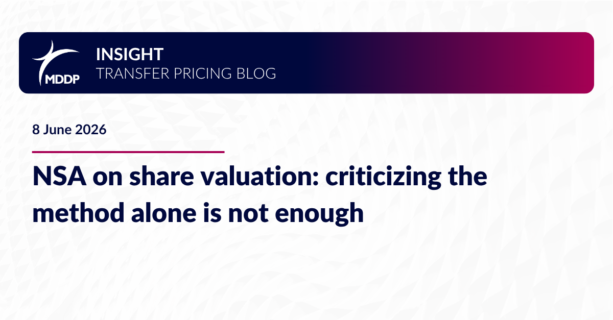 NSA on share valuation: criticizing the method alone is not enough