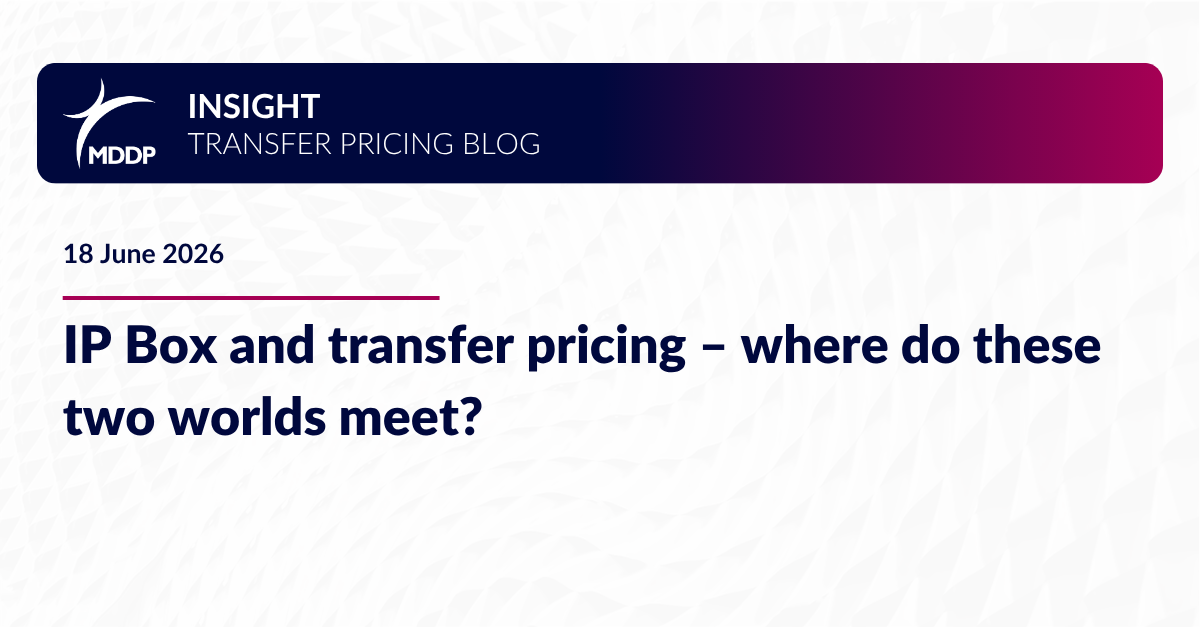 IP Box and transfer pricing – where do these two worlds meet?