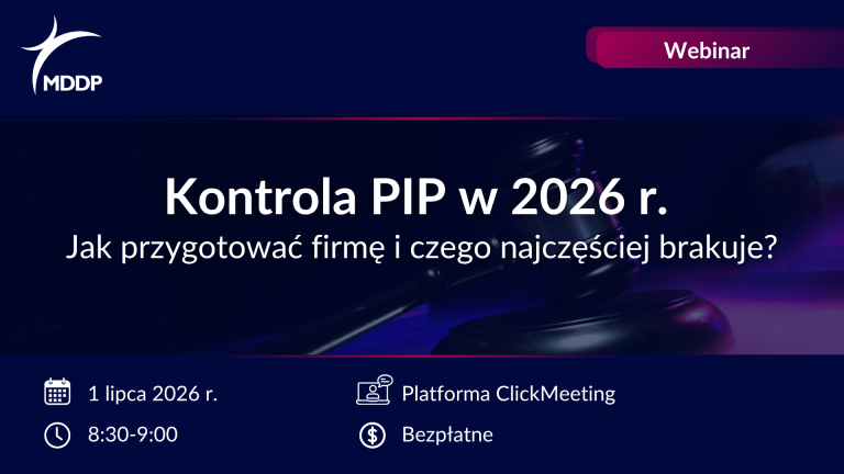 Kontrola PIP w 2026 r. – jak przygotować firmę i czego najczęściej brakuje?