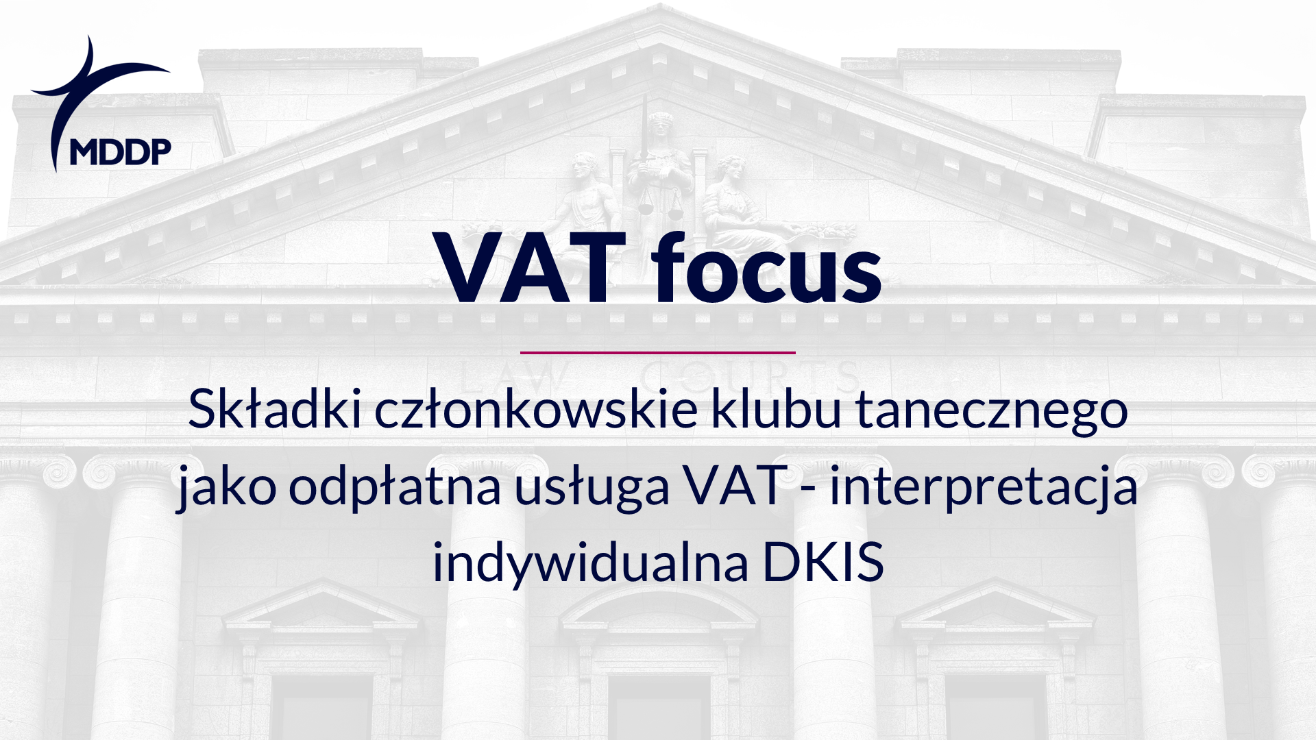 Składki członkowskie klubu tanecznego jako odpłatna usługa VAT – interpretacja indywidualna DKIS