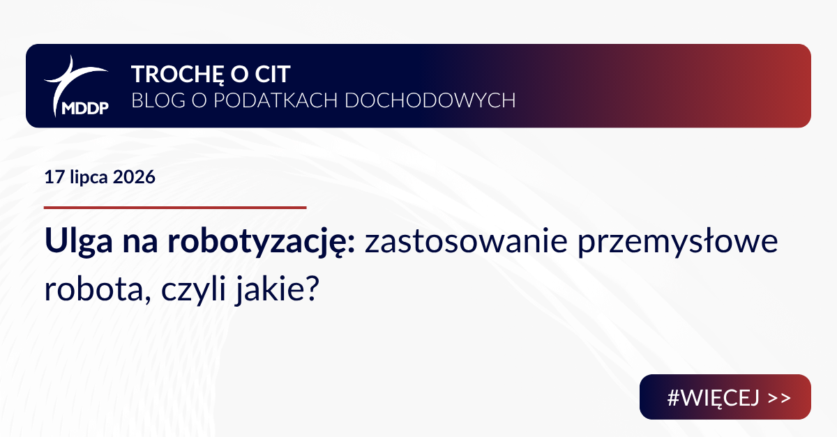Ulga na robotyzację: zastosowanie przemysłowe robota, czyli jakie?