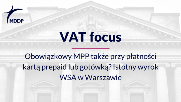 Obowiązkowy MPP także przy płatności kartą prepaid lub gotówką? Istotny wyrok WSA w Warszawie