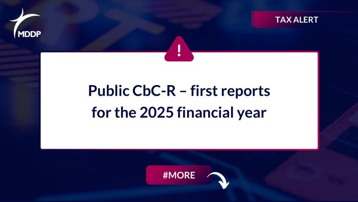 Public CbC-R – first reports for the 2025 financial year