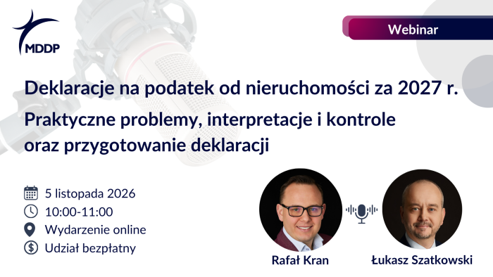 Deklaracje na podatek od nieruchomości za 2027 rok Deklaracje na podatek od nieruchomości za 2027 rok