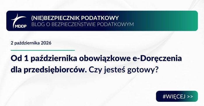 Od 1 października obowiązkowe e-Doręczenia dla przedsiębiorców. Czy jesteś gotowy Od 1 października obowiązkowe e-Doręczenia dla przedsiębiorców. Czy jesteś gotowy?
